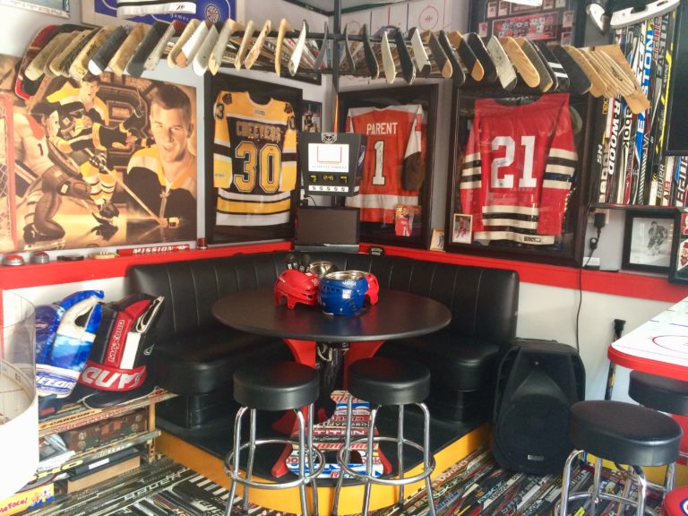 Ultimate Hockey Fan Cave