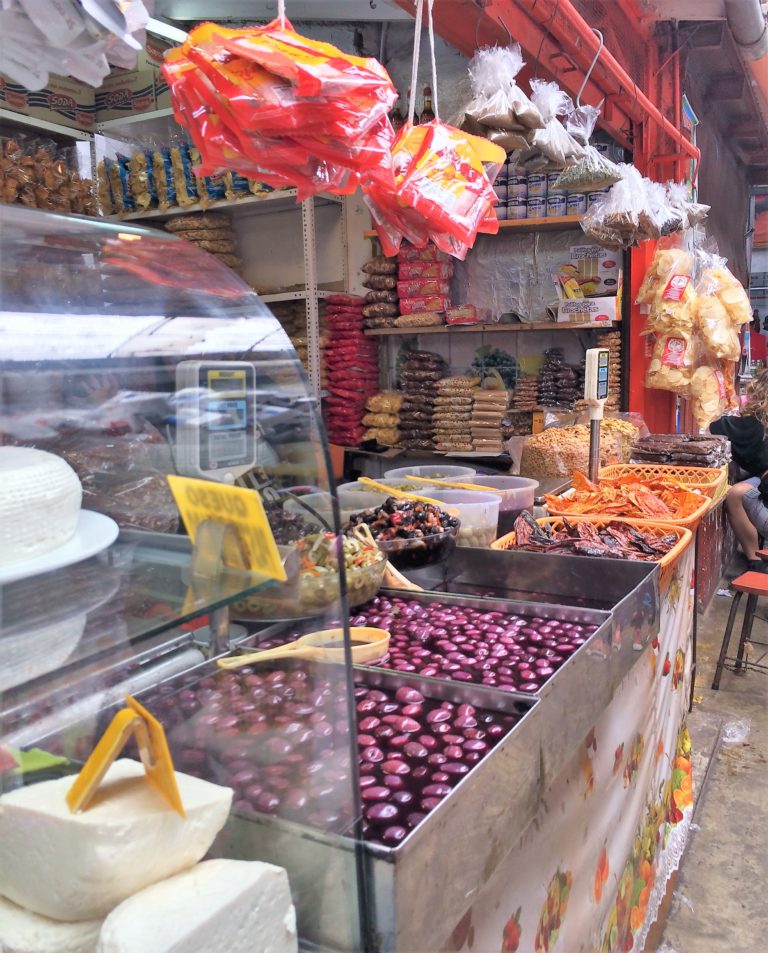 Vats of olives. And other stuff.