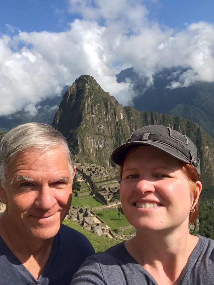 Together at Machu Picchu